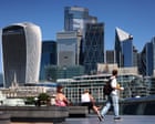 UK economy unexpectedly grows 0.1% in August despite fall in consumer spending