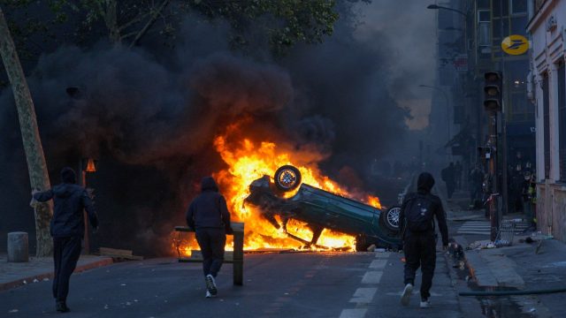 The Black Bloc group blamed for French riots