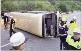 10/10/2026: News: Two injured after minibus overturns