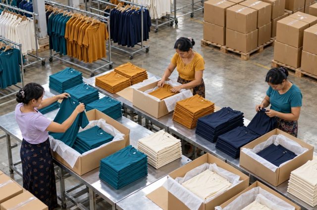 Myanmar's apparel export dependence shifts from Europe to Asia