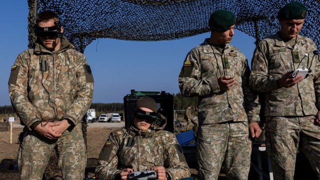 Drones and drills: why Lithuania is feeling vulnerable