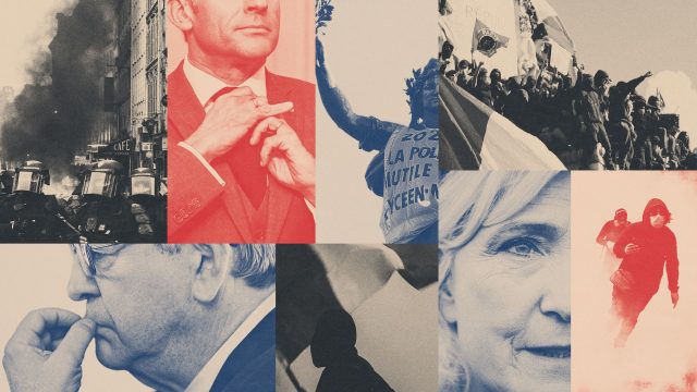 What do fiery protests mean for French election?
